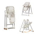 3-in-1 Baby High Chair,Foldable, Adjustable & Easy to Clean