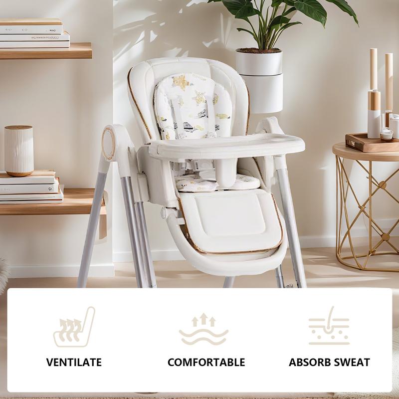 3-in-1 Baby High Chair,Foldable, Adjustable & Easy to Clean